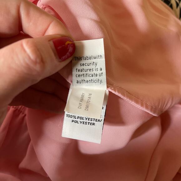 Diane Von Furstenberg Parry Floral Print Silk Peasant Dress NWT!! - Picture 8 of 10